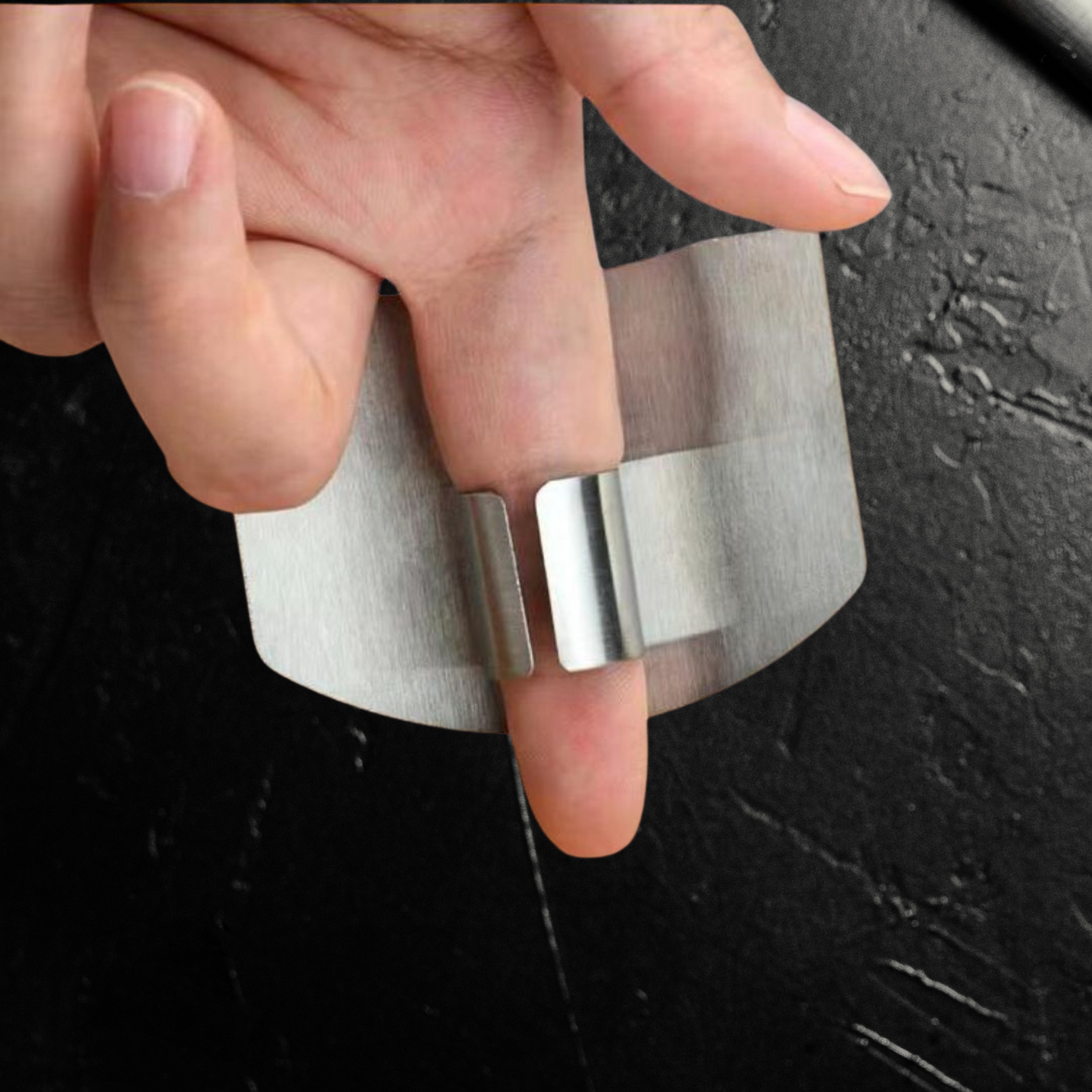 Stainless Steel Finger Guard – Kitchen Safety Protector